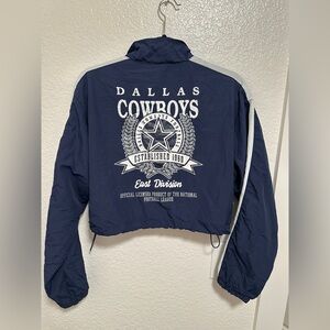 Dallas Cowboys Ladies Official NFL Windbreaker Jacket Size XS